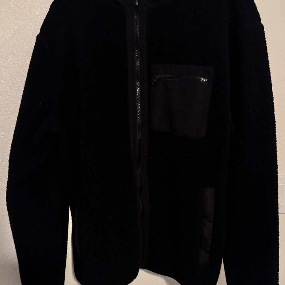 Old Navy Black Fleece Jacket